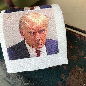 Trump Mugshot, Trump Toilet Paper image 1