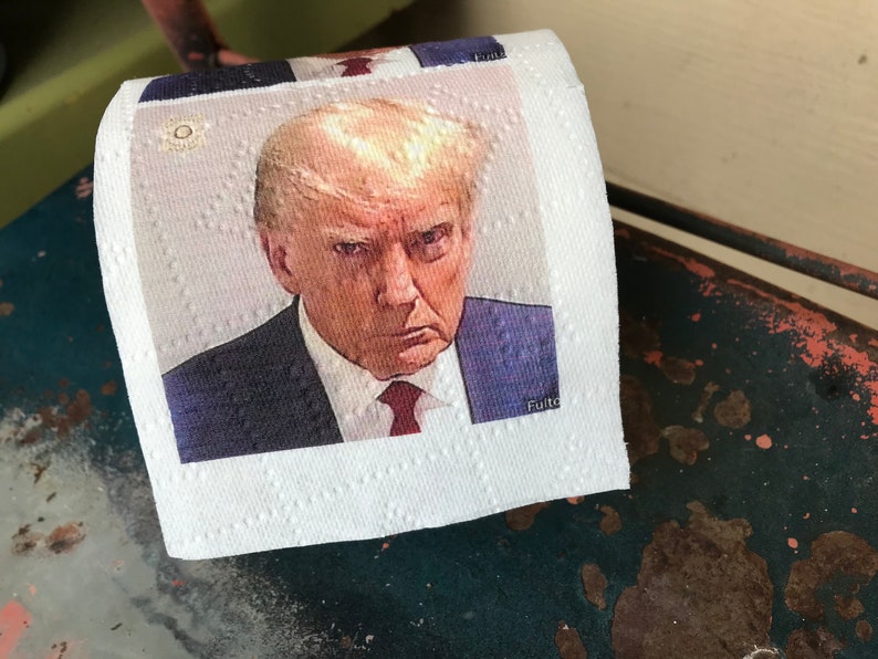 Trump Mugshot, Trump Toilet Paper image 1