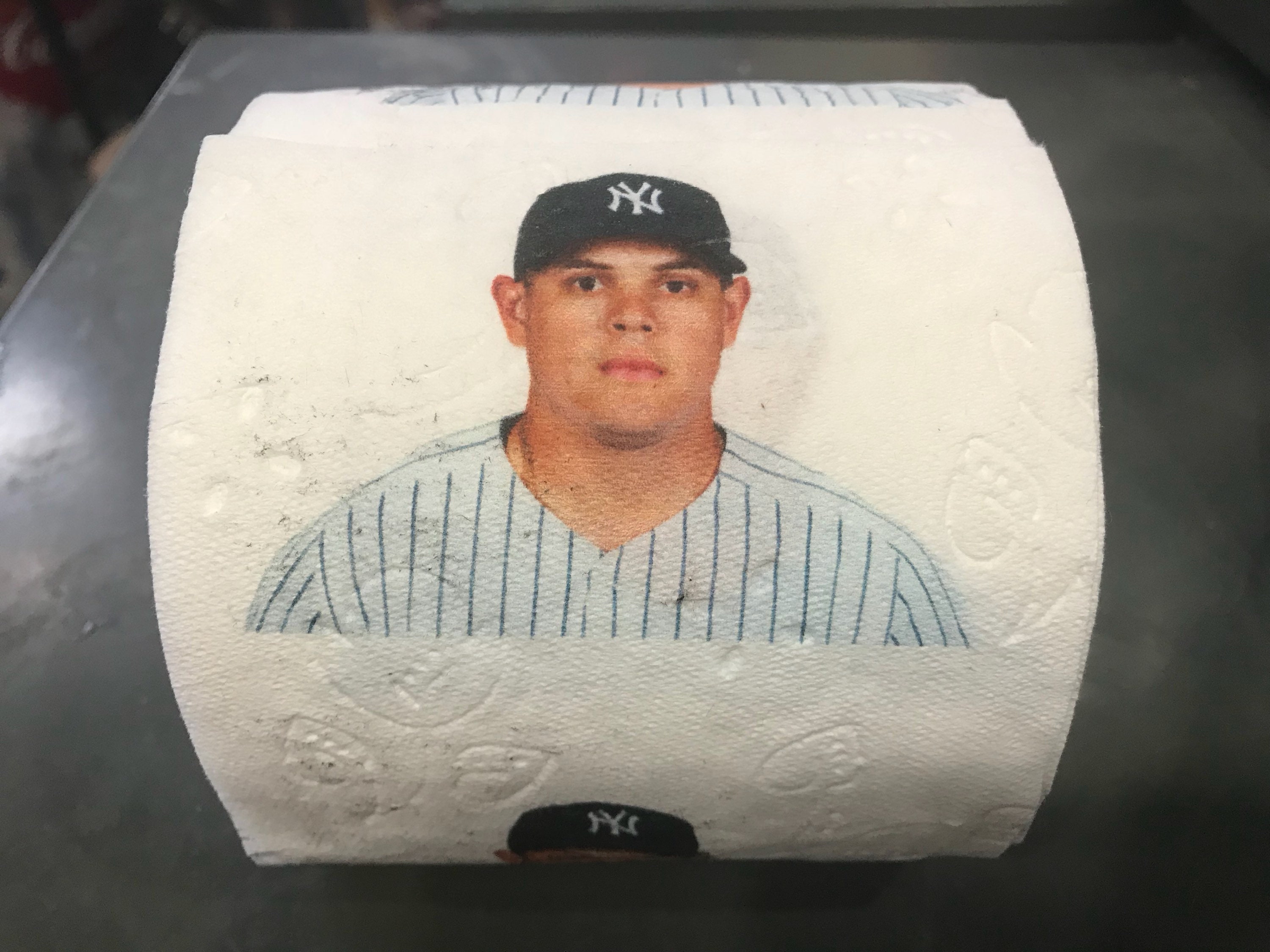 Gio Urshela Toilet Paper New York Yankees Gag Gift MLB Gag 