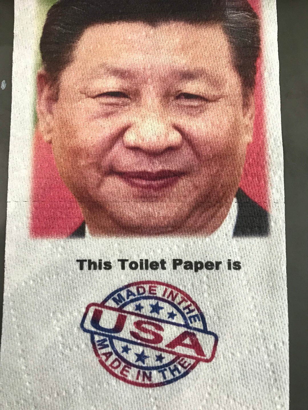 Xi Jinping Toilet Paper, Made in USA Etsy