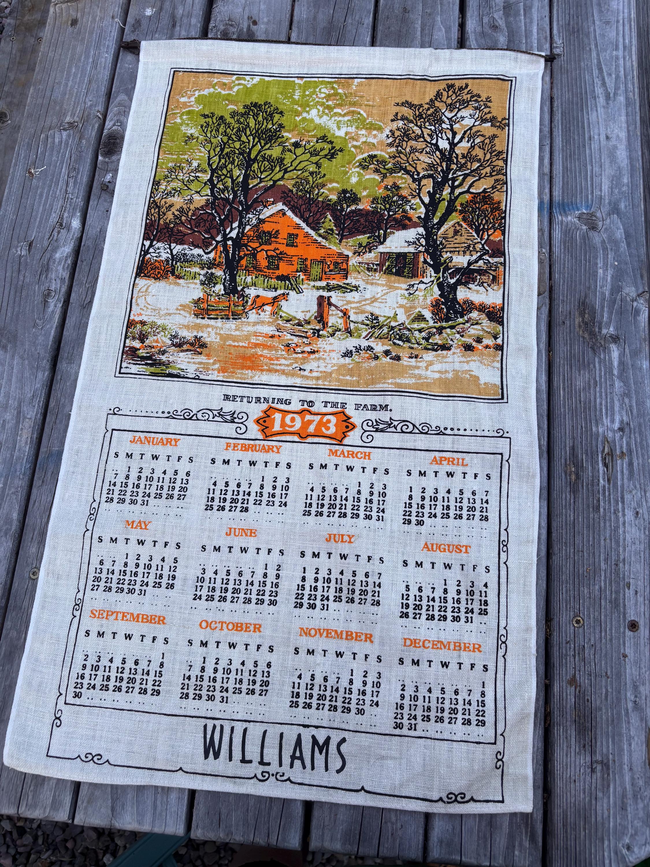 【東ドイツ 古いカレンダー】ヴィンテージ 1973 Calendar - Etsy