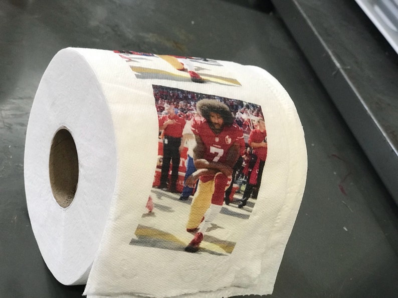 Colin Kaepernick Toilet Paper Fantasy Football Gag Gift Etsy