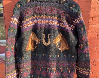 Vintage 1980s Vintage RL83 Limited Ed. Ralph Lauren Handknit