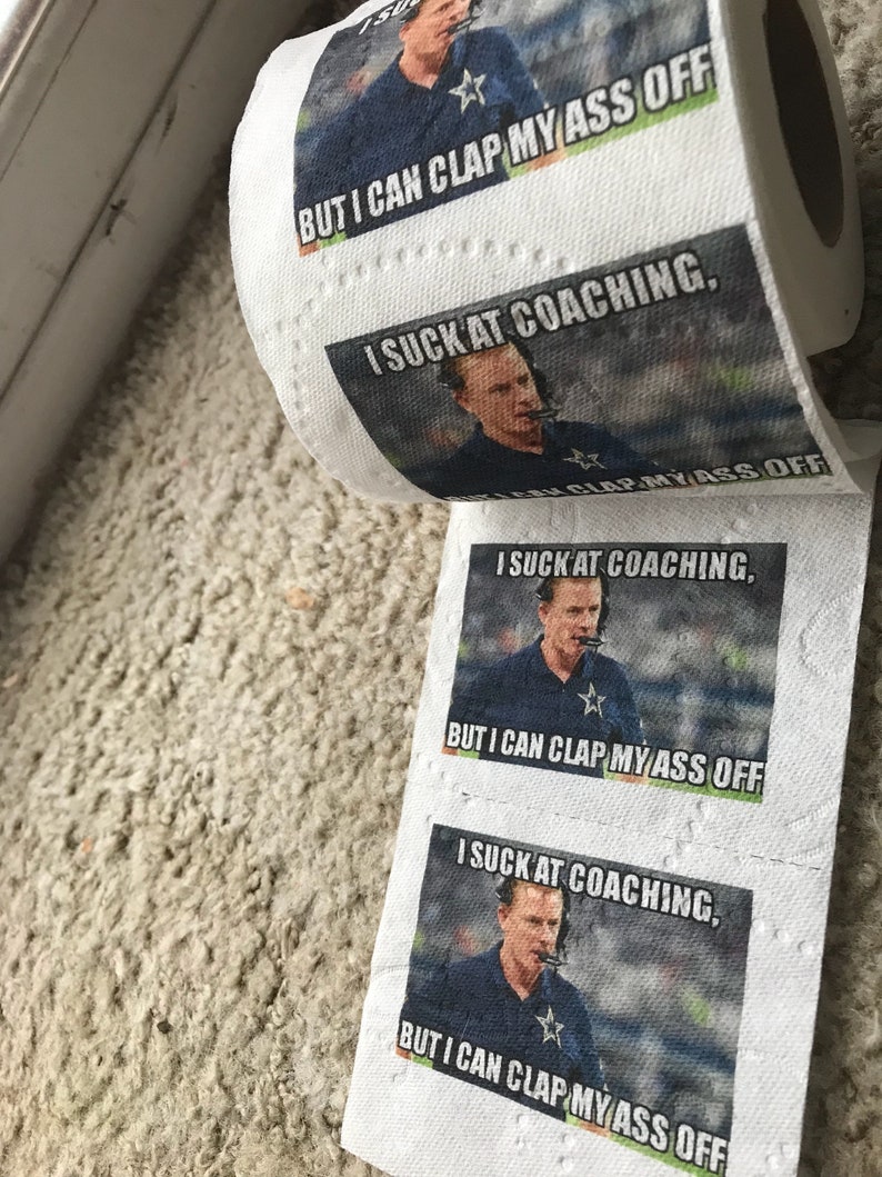 Jason Garrett Toilet Paper Dallas Cowboys Toilet Paper Etsy