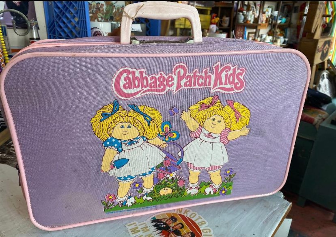 Vintage 1983 Cabbage Patch Kids Purple Suitcase, Retro 80s Decor - Etsy