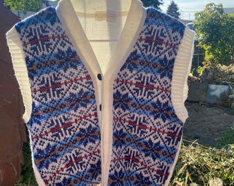 1940s American Red Cross Wool Sweater Vest - Etsy