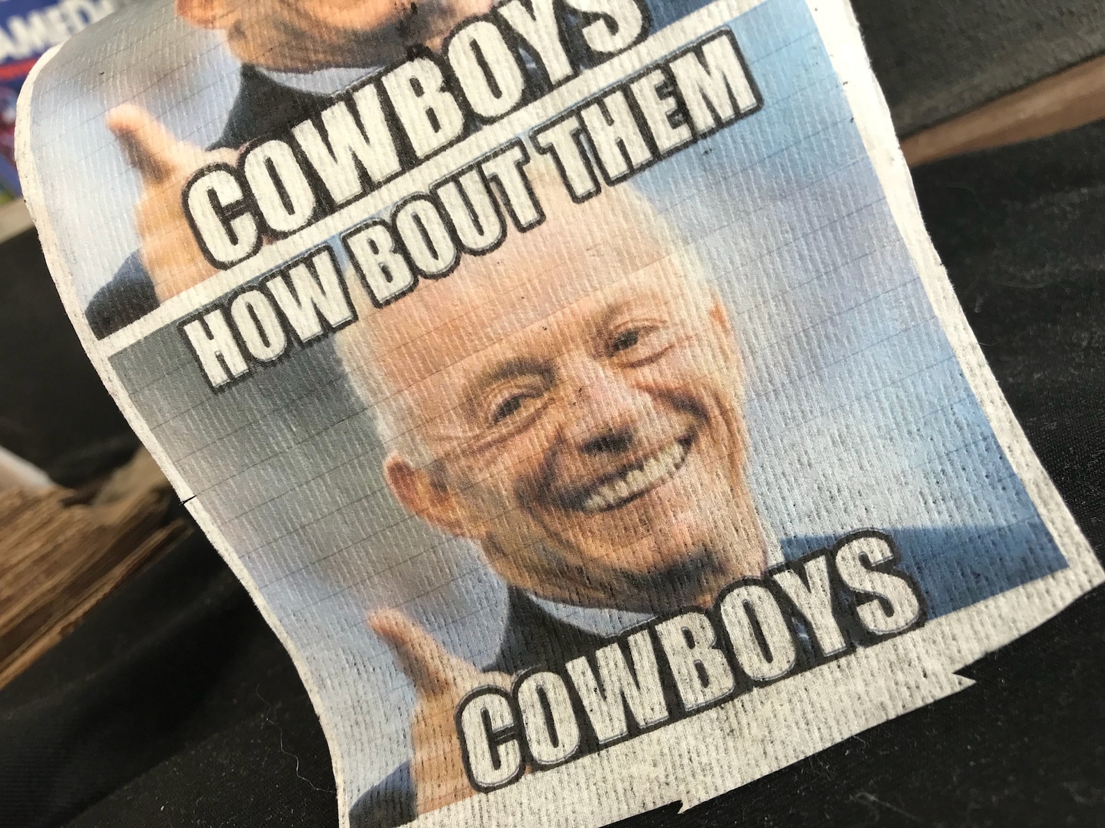 Jerry Jones Toilet Paper Dallas Cowboys Toilet Paper Etsy