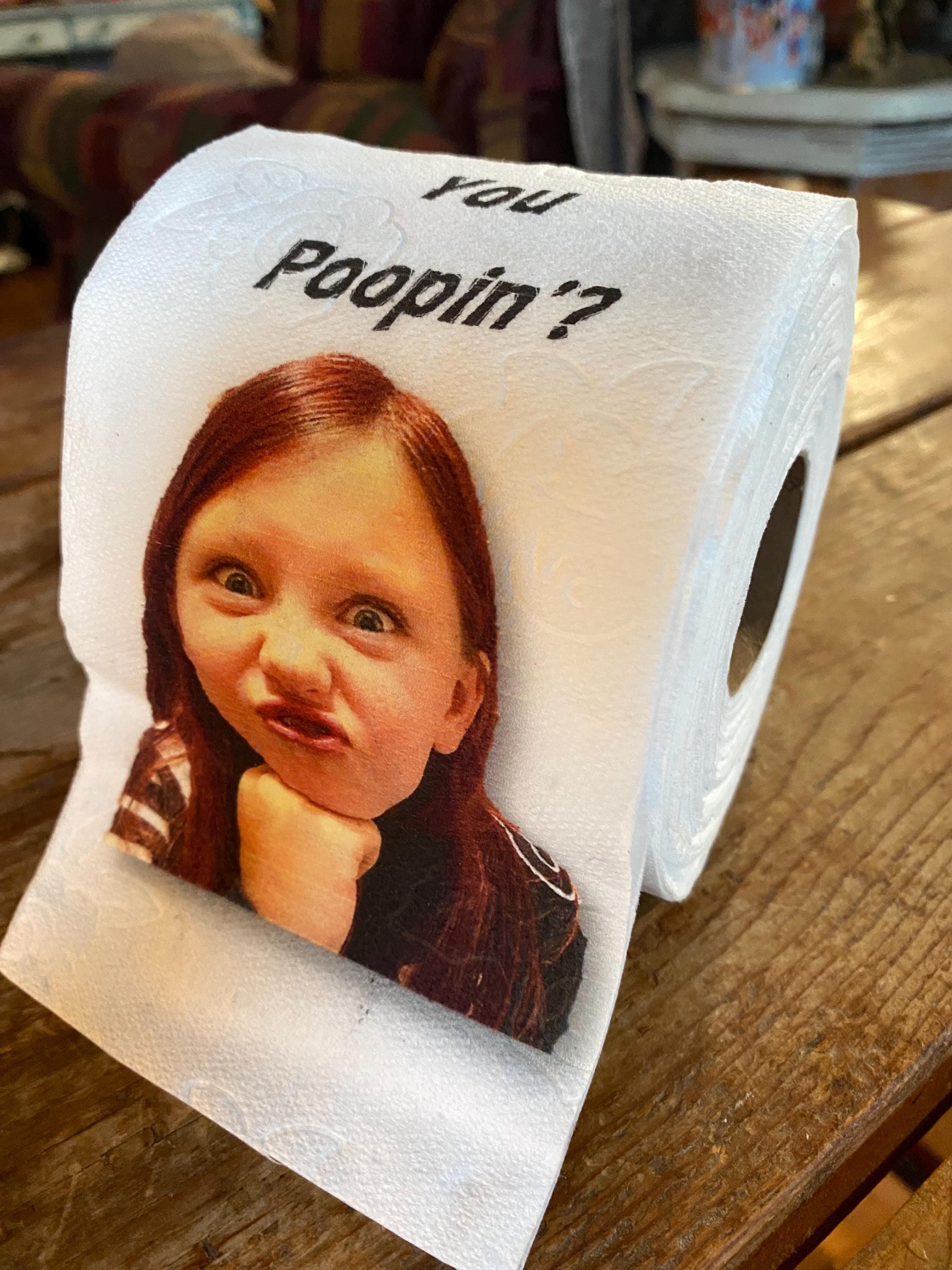 Personalized You Pooping? Toilet Paper, Kids Birthday Party Gift