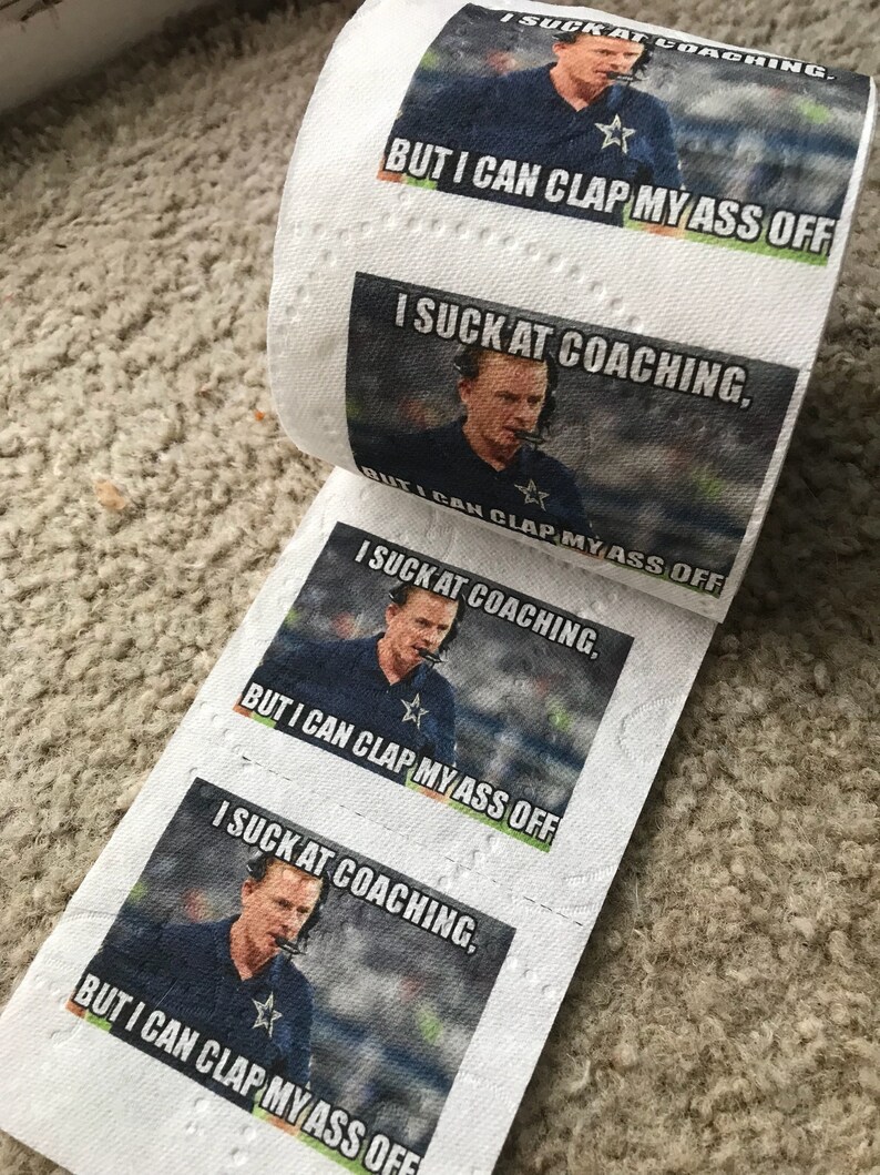 Jason Garrett Toilet Paper Dallas Cowboys Toilet Paper Etsy