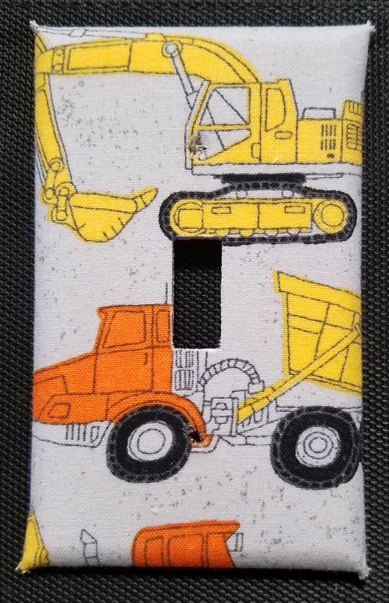 Tractors Light Switch and Outlet Covers Trucks Fun /& Free Shipping!