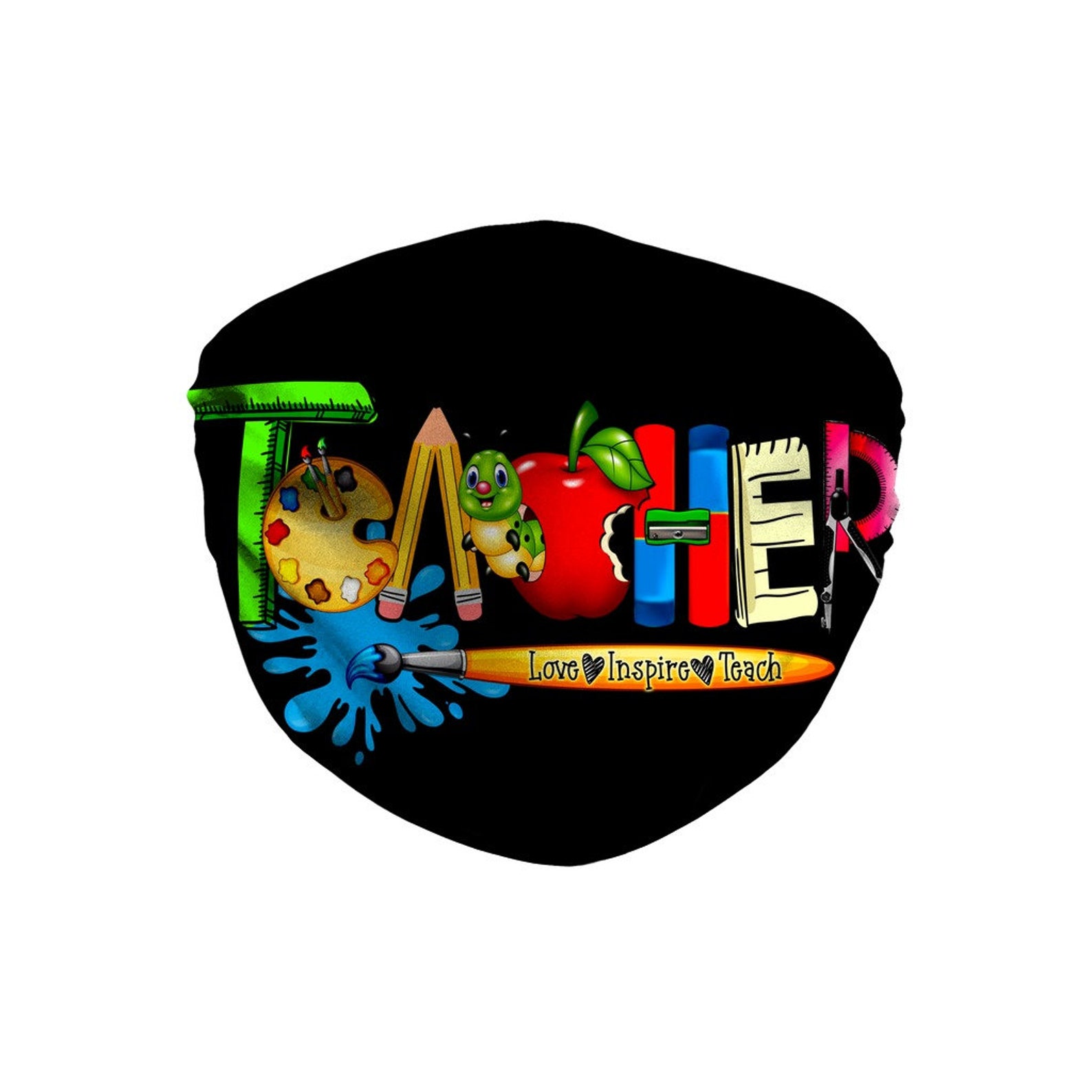 Teacher Mask for Preschool Teacher Kindergarten Teacher Gift Etsy