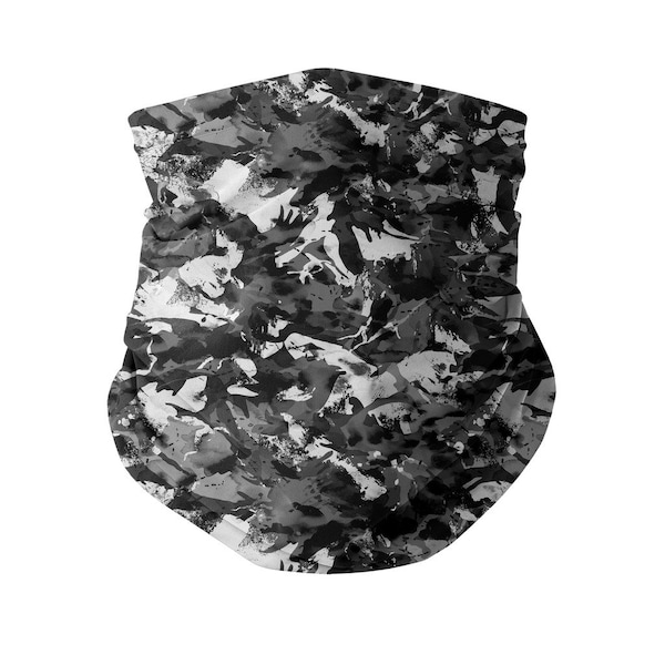 Neck Gaiter For Men With Filter Pocket, Military Camo Fabric, -Single Double Layer, Adult/ Child XS Small Medium Large X-Large Sizes