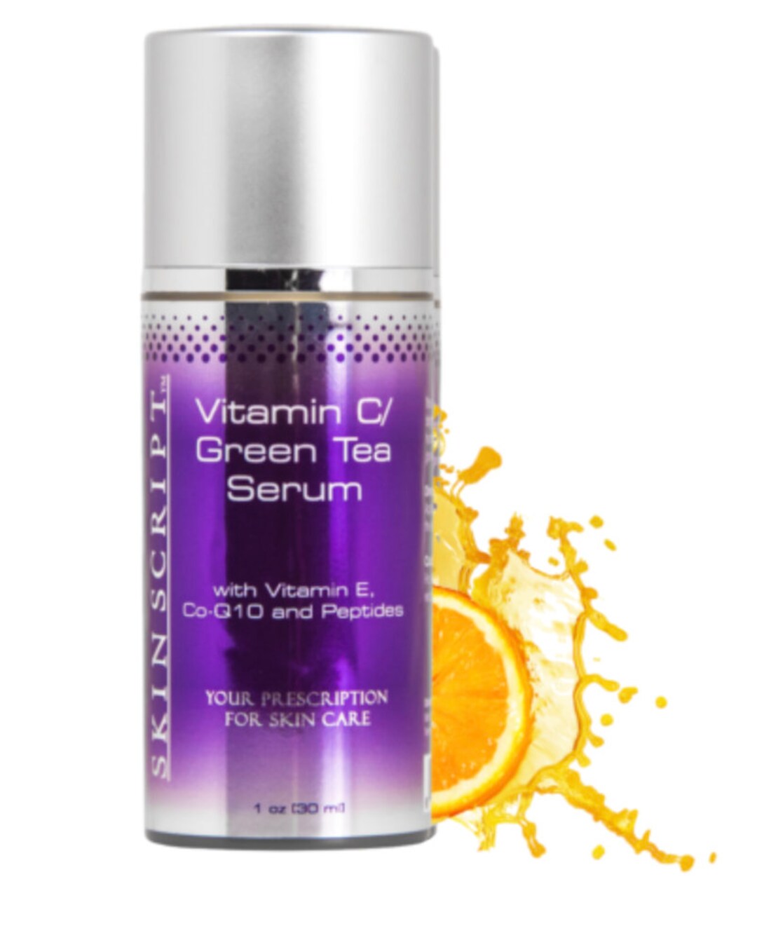 Skin Script Vitamin C/green Tea Serum 1oz Etsy