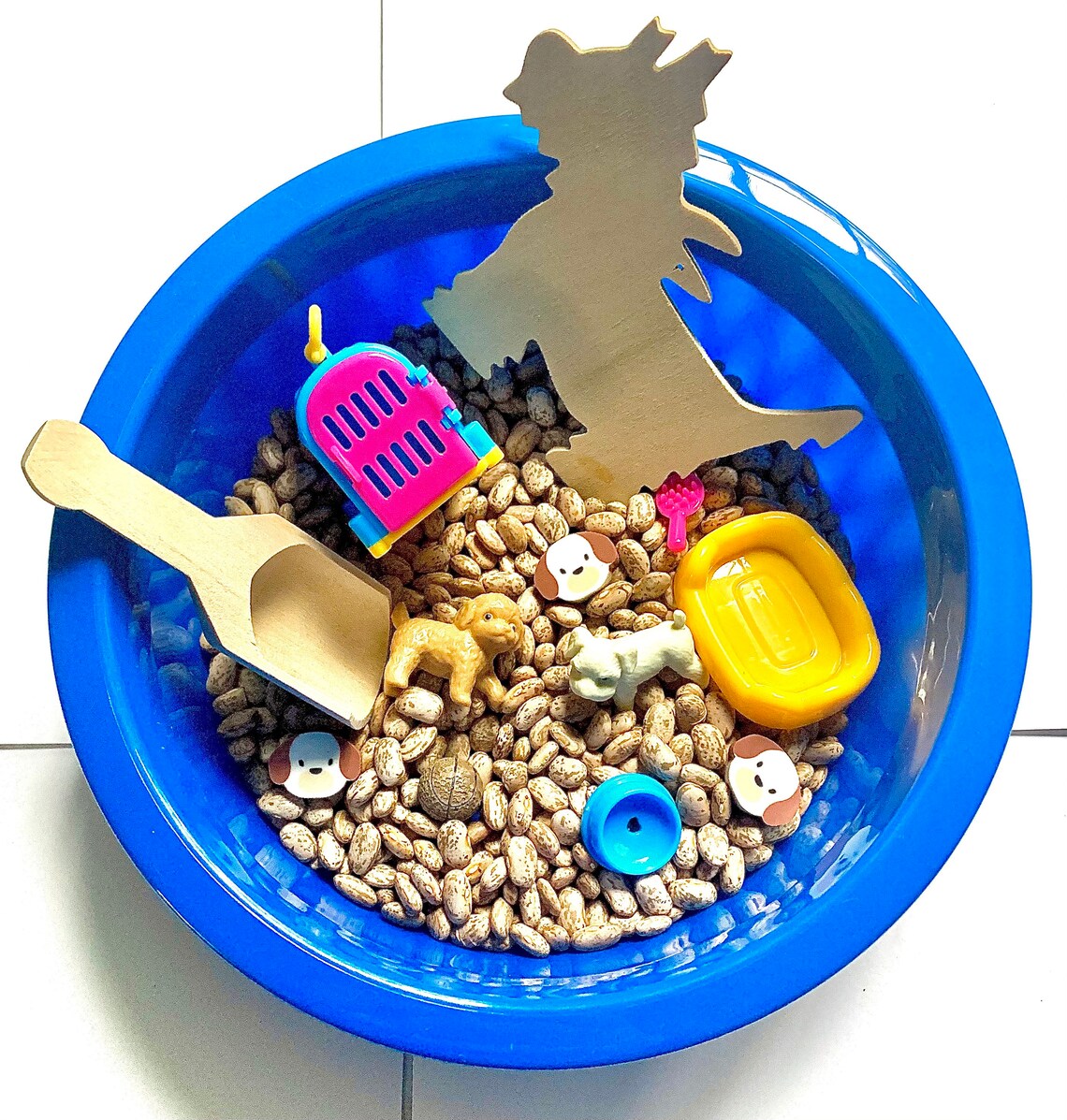 Chien Sensory Bin Kit sensoriel chiot Animaux Busy Bin Etsy