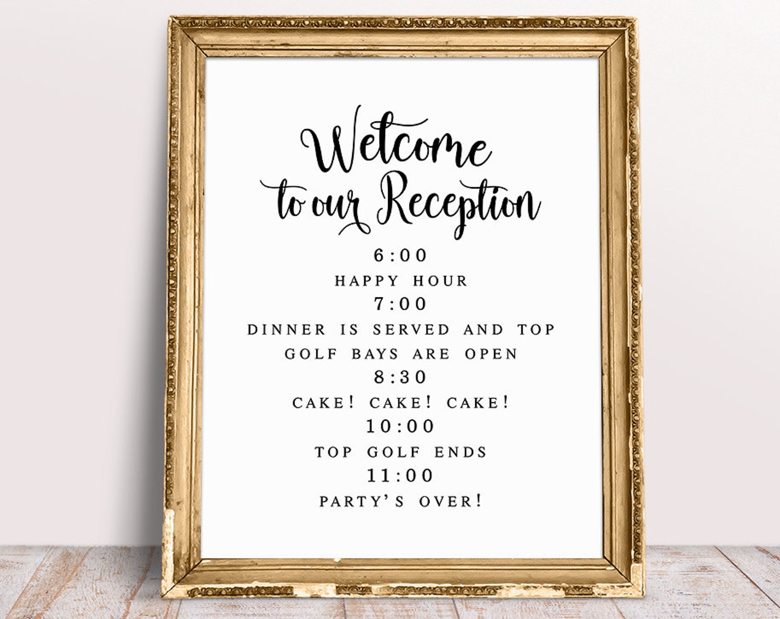 To Our Reception Sign Wedding Signs Reception Signs Etsy