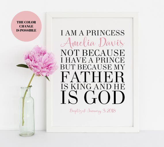 Baptism Printable Baptism Gift Baptism Print Baptism Sign Etsy