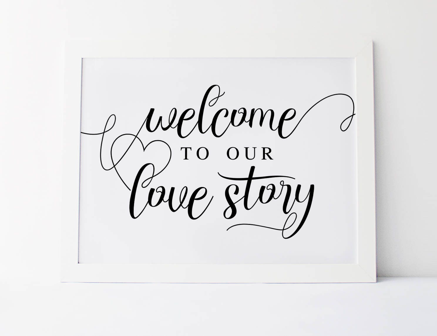 Download Welcome To Our Love Story Wedding Welcome Sign Love Story ...