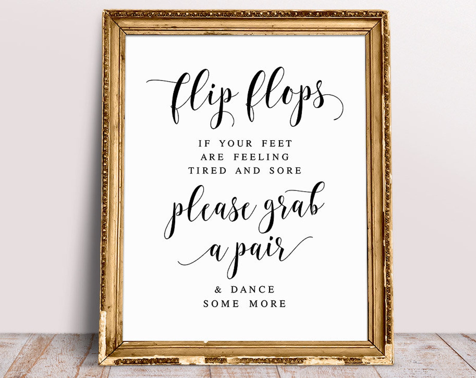 Flip Flop Sayings Wedding Printables
