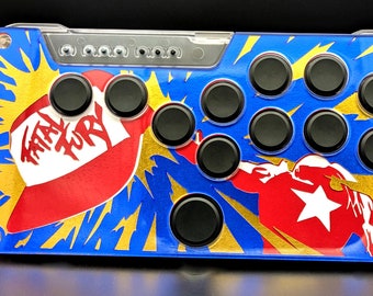 Terry Bogard Fatal Fury Snackbox Micro Layered Stencil Cut Custom Art