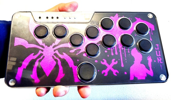 Juri Han Foil Street Fighter Snackbox Micro Layered Stencil Cut