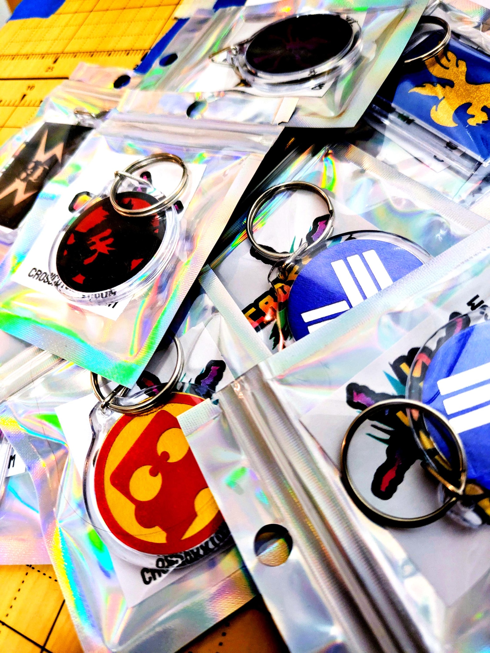 Where Icon Keychains Famicom Foil Two-sided Character Icon Keychains - Etsy