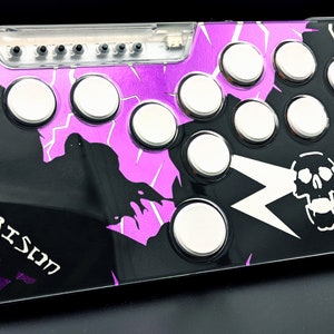 M. Bison Foil Street Fighter 6 Snackbox Micro Layered Stencil Cut Custom Art
