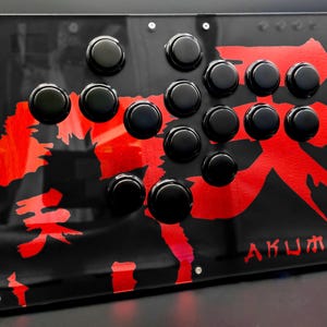 Akuma Street Fighter U16 Haute42/Cosmox Layered Foil Stencil Cut Custom Art