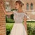 Trendy Lace Straps Ruffles Train Mermaid Wedding Gown TWA263