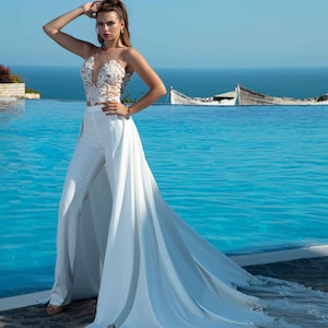 Jumpsuit with train Etsy France