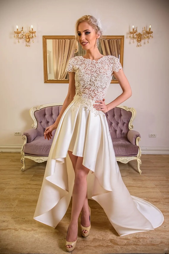 High low skirt for wedding guest hotsell