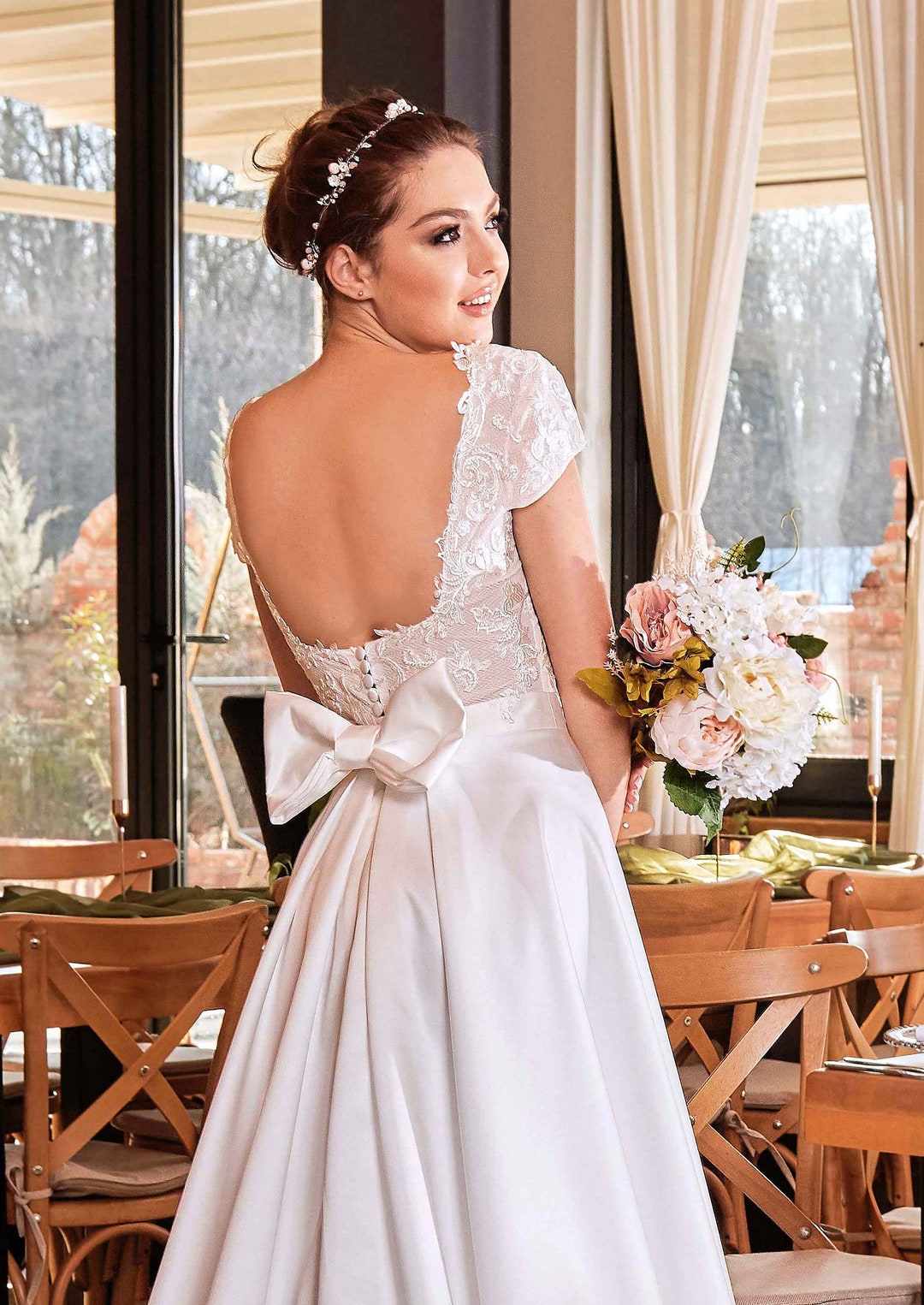 romantic a line wedding dress Beloved Bridal BL371 Stevie Wedding Dress sz 16 A Line Off the Shoulder Corset Sweetheart Neckline Lace Wedding Gown