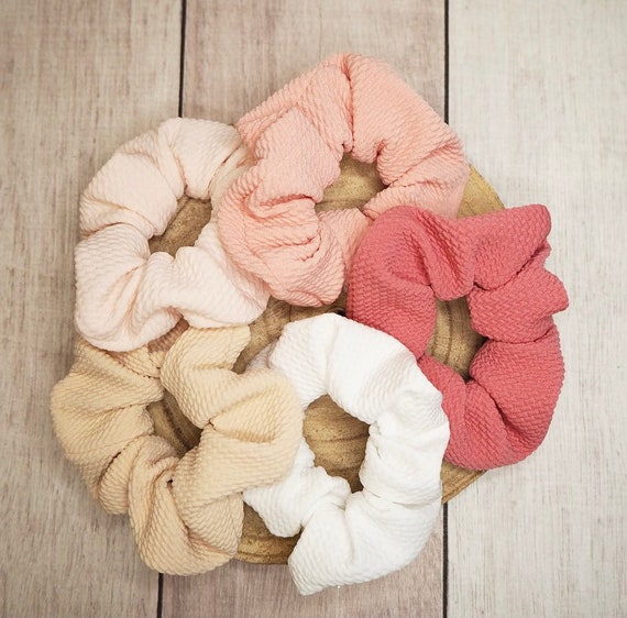 Scrunchies for Girls, Women Scrunchies, Pastel Hair Ties  display picture 2