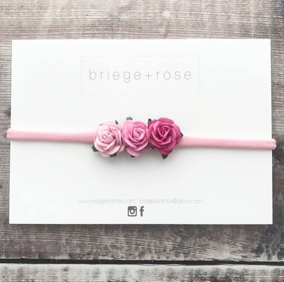 Babyhug Hair Band With Bow Applique - Pink