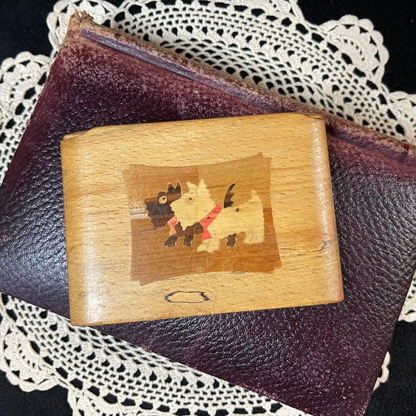 Inlaid Wood Cigarette Box - Japan