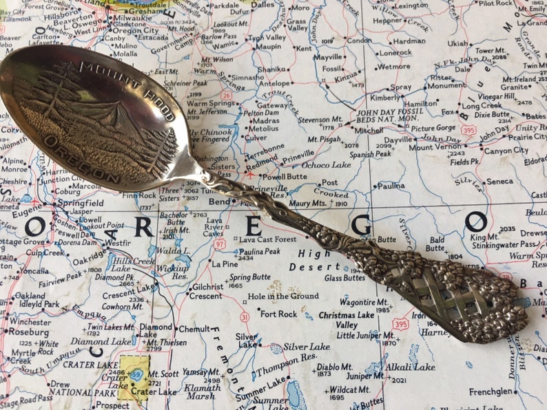 Sterling Mt Hood Souvenir Spoon