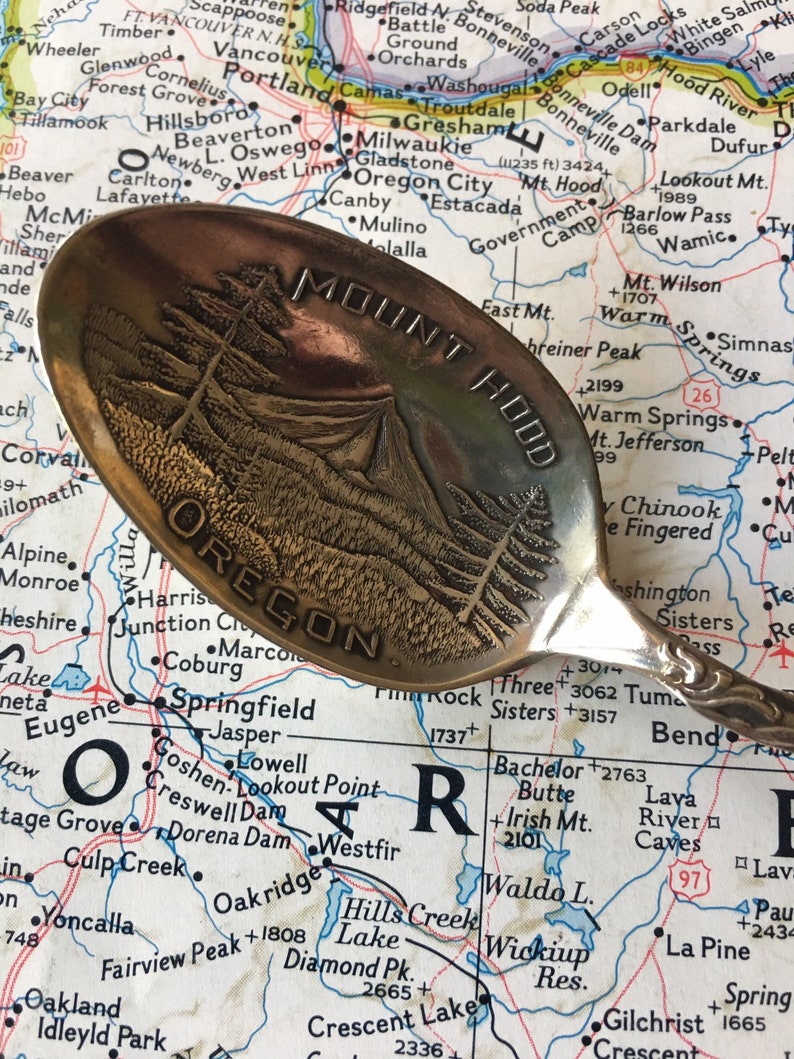 Sterling Mt Hood Souvenir Spoon