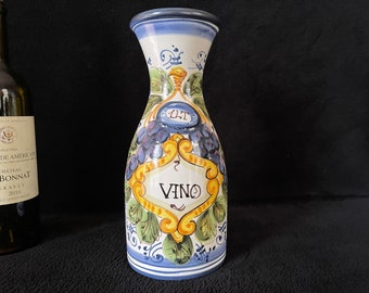 Italian Pottery Wine Carafe