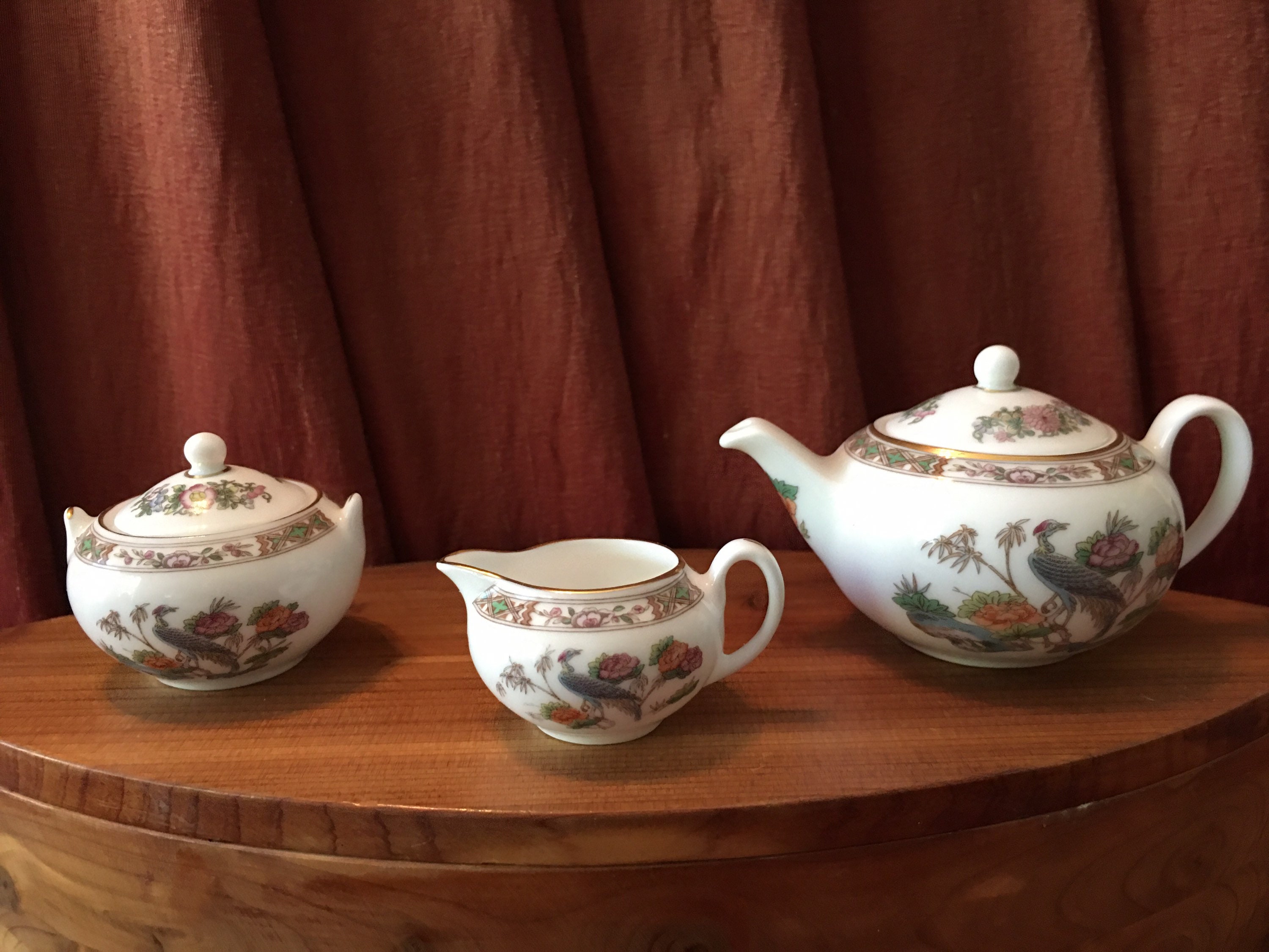 Wedgwood Miniature Tea Set 4 Piece Etsy