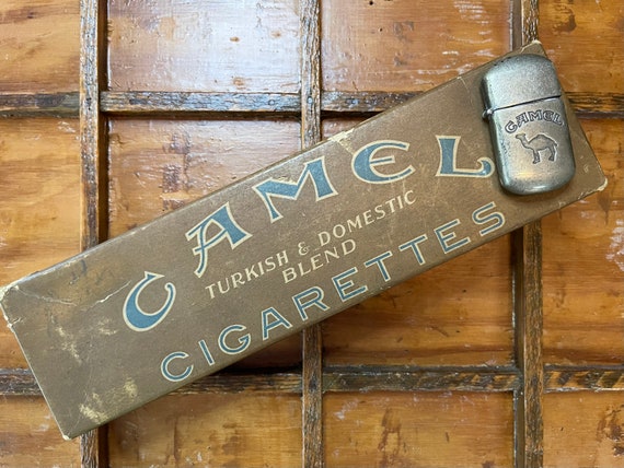 LOT Of 4 Vintage CAMEL Cigarette Pack Lite Lighter Collectible Pieces-w