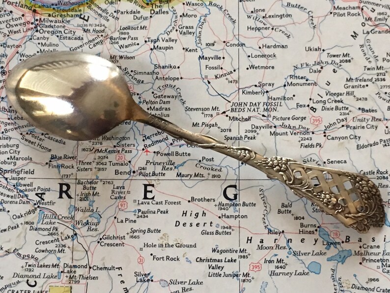 Sterling Mt Hood Souvenir Spoon