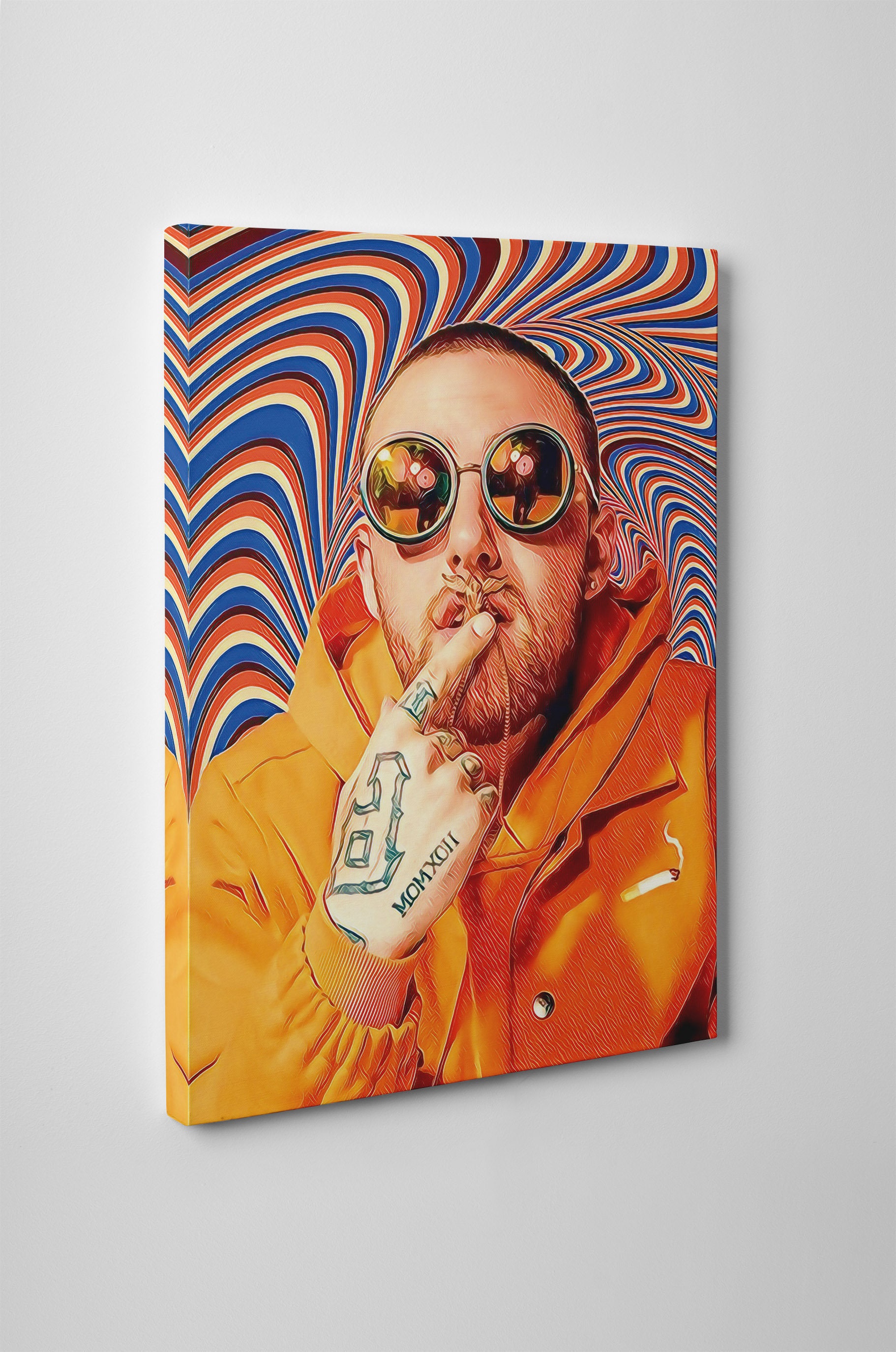 Mac Miller Canvas Hip Hop Lyric Poster Home Art Canvas Etsy