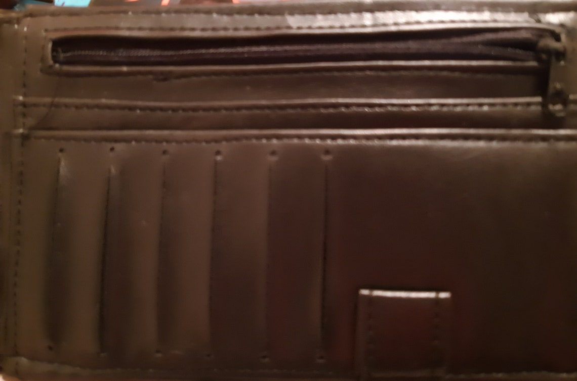 Leather Men's Cell Phone Wallet Etsy