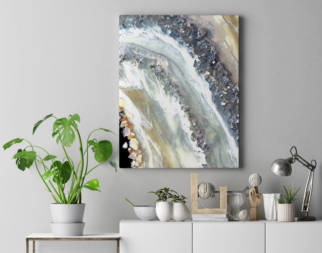 Silver Abstract Art Print Abstract Wall Art Prints Print of Etsy