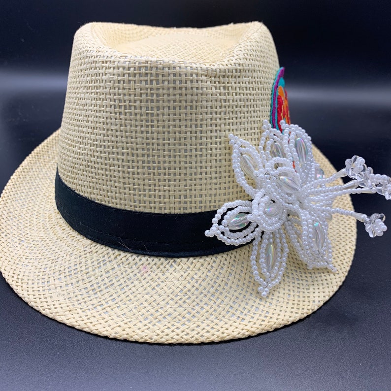 Tembleque and Mola Fedora Hat Panama Hat Panamanian Summer Beach Hat