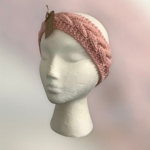 Handknit Chunky Cable  Earwarmer/Headband - ready to ship