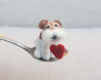 Miniature Wire Haired Fox Terrier, Fox Terrier gifts, Fox Terrier mum gift