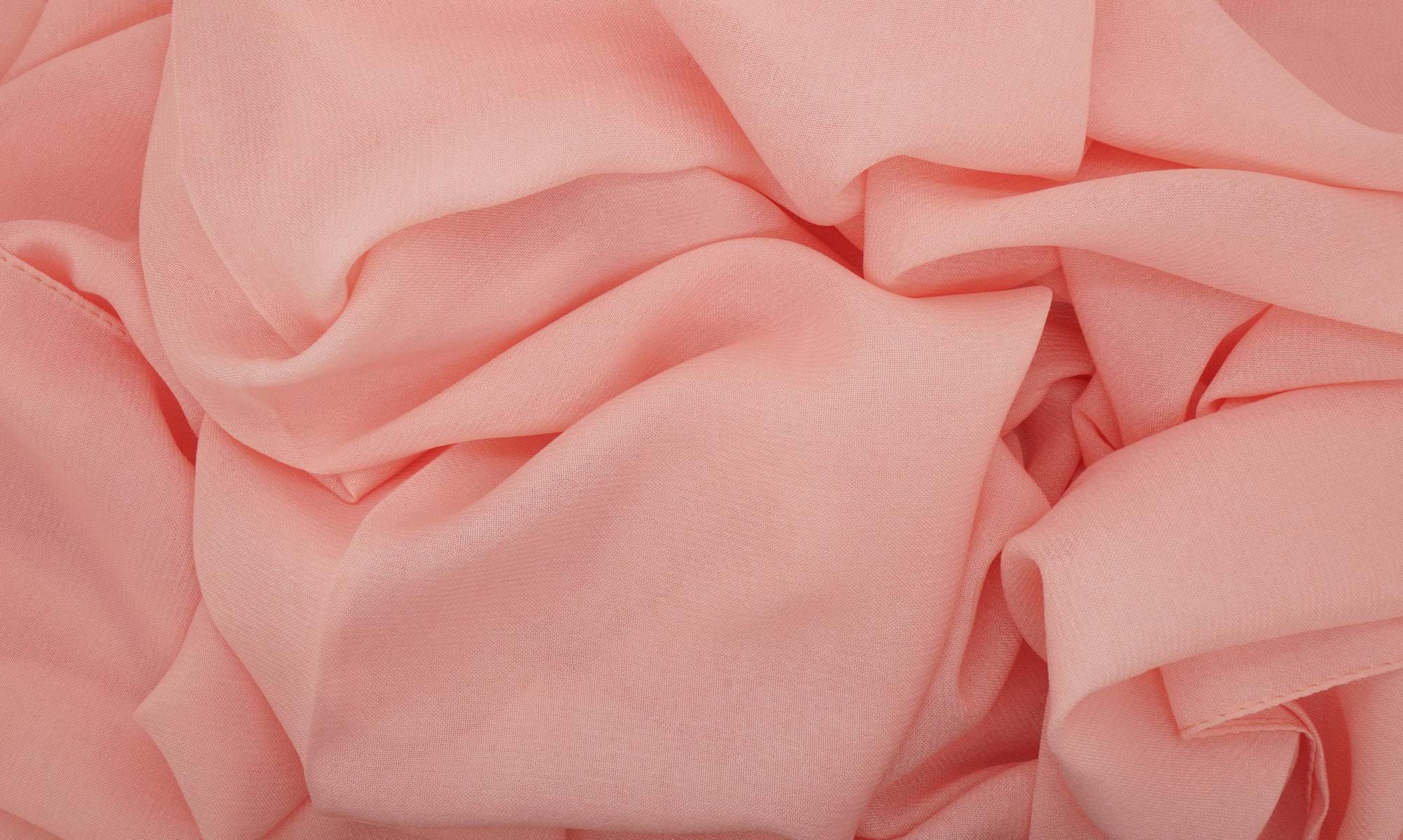 Fine Pleated Chiffon Hijab - Tea Pink main image 1
