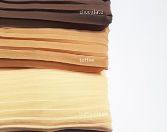 Pleated Chiffon Scarf, Pleated Chiffon Hijab, Pleated, Crinkle Hijab, Crinkle Scarf, Crinkle