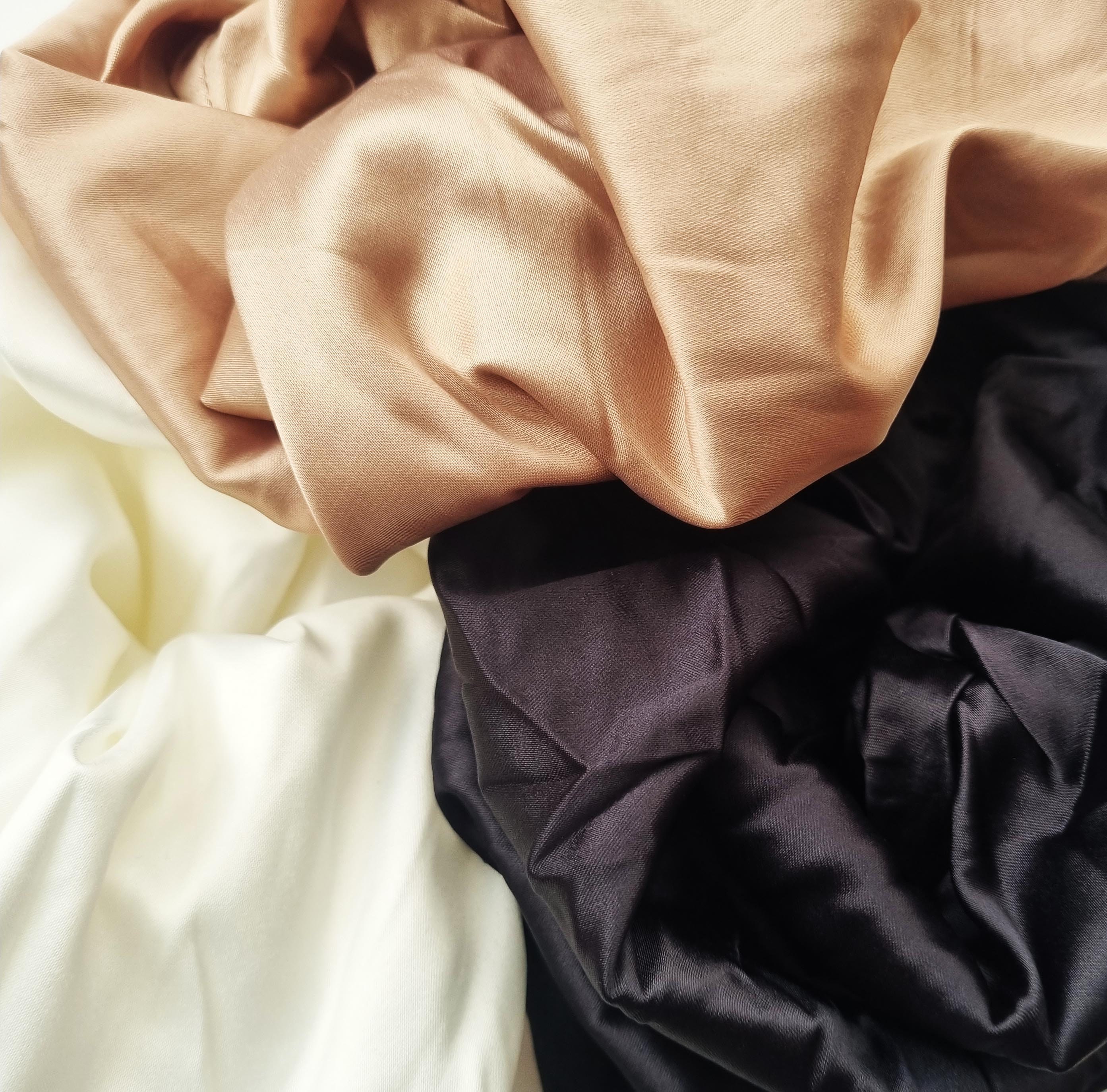 Scarf Silk Underscarf Satin Lined 