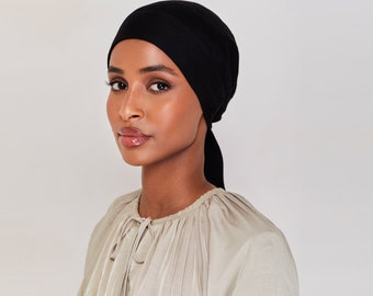 Satin Lined Hijab Under scarf, Silk Underscarf, Satin Lined Hijab Cap, Under scarf, Satin Sleep Cap, Chemo Bonnet, Satin Lined Turban